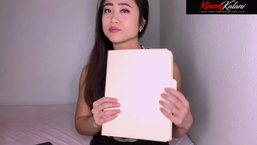 Kimmy Kalani ASMR - Secretary Gives Boss A Striptease