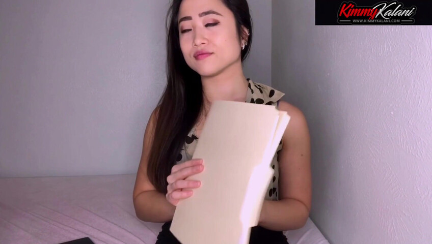Kimmy Kalani ASMR - Secretary Gives Boss A Striptease