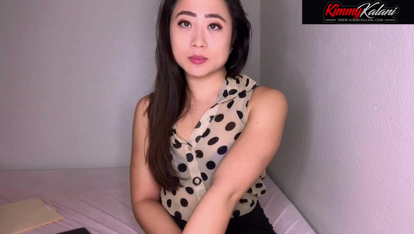 Kimmy Kalani ASMR - Secretary Gives Boss A Striptease