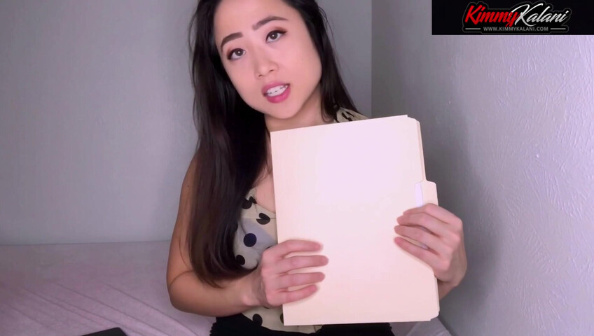 Kimmy Kalani ASMR - Secretary Gives Boss A Striptease