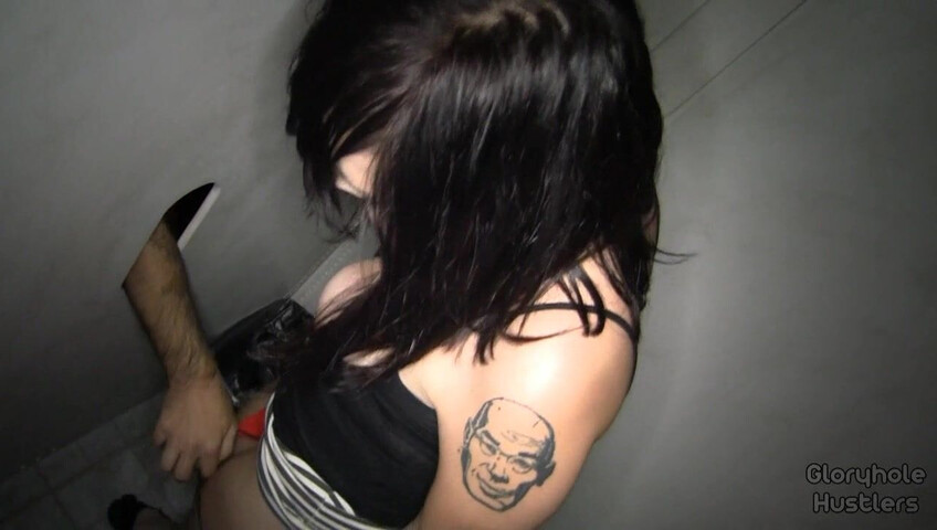 Gloryhole Swallow - Stephani’s 1st Visit