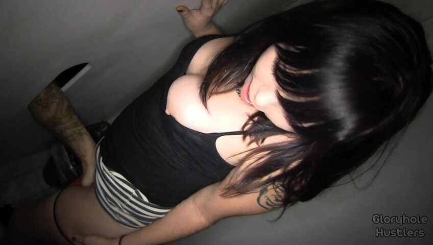 Gloryhole Swallow - Stephani’s 1st Visit