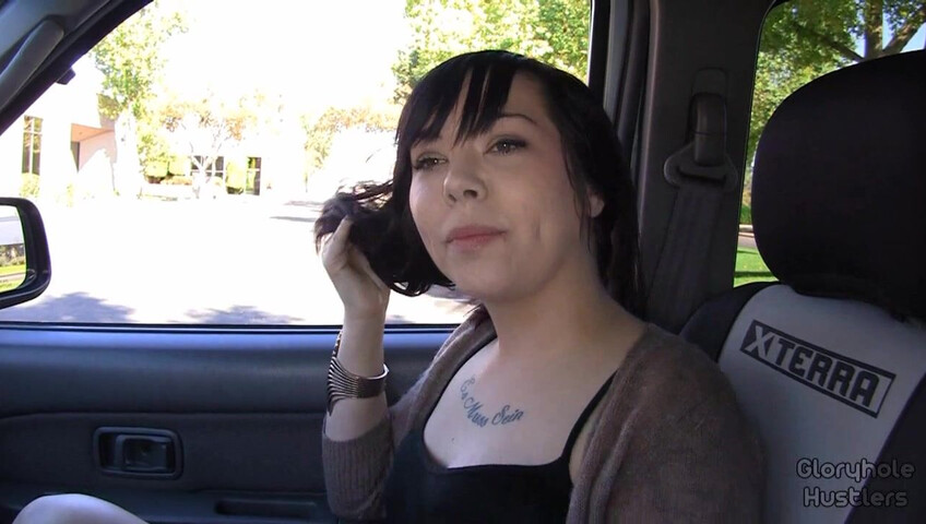 Gloryhole Swallow - Stephani’s 1st Visit