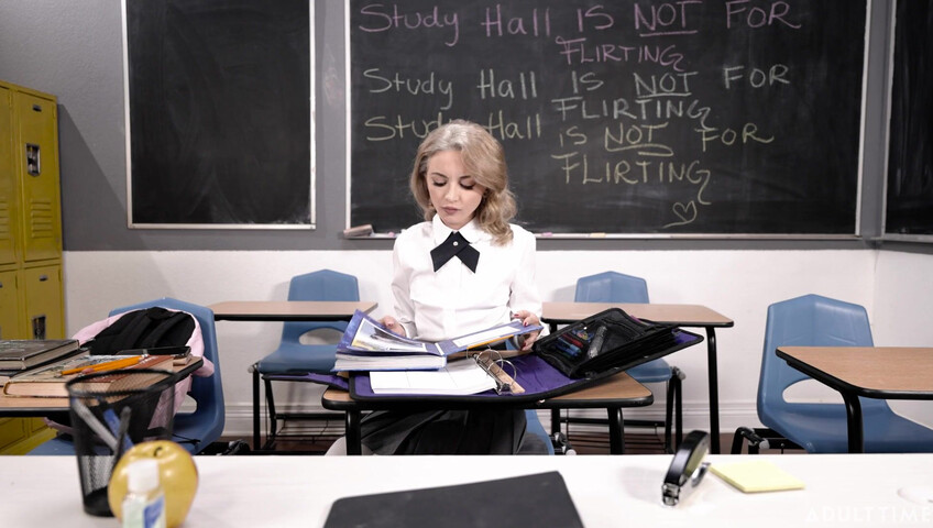 [Adult Time Originals - ASMR Fantasy] Naughty Student Asks For Extra Detention