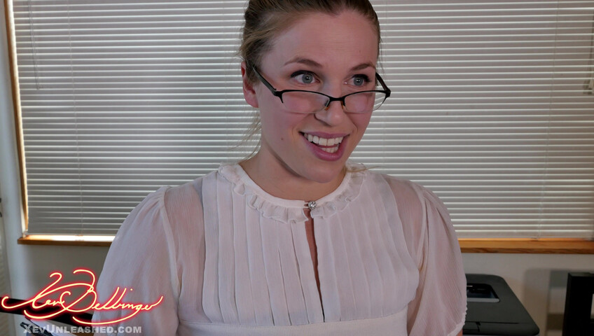 Xev Bellringer - Biggest Breasts In The Office - 4K