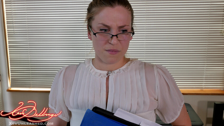 Xev Bellringer - Biggest Breasts In The Office - 4K