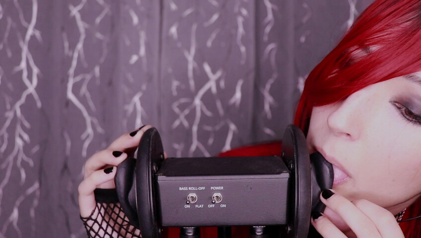 Seafoam Kitten's ASMR - MOUTHLY EAR THINGS (licking, tongue punching, ear blowing)​