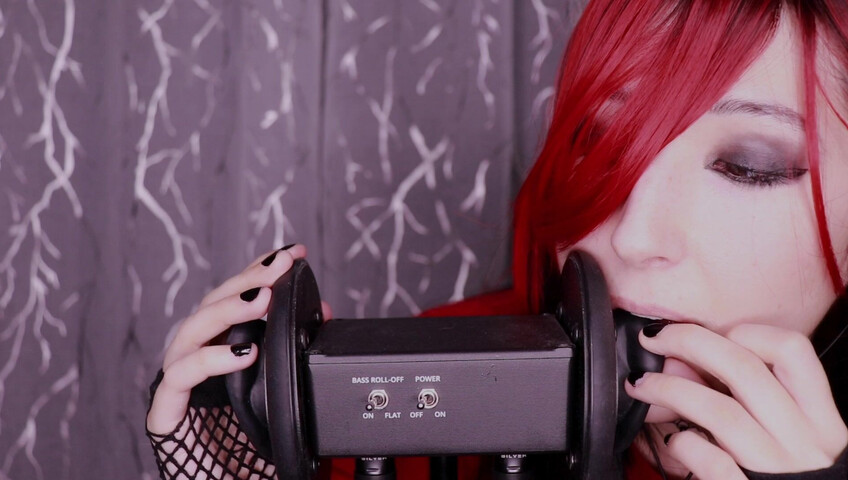 Seafoam Kitten's ASMR - MOUTHLY EAR THINGS (licking, tongue punching, ear blowing)​