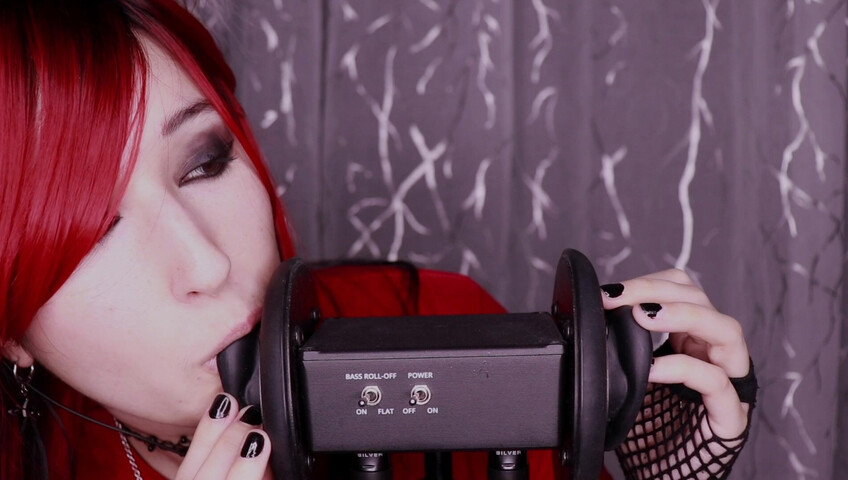 Seafoam Kitten's ASMR - MOUTHLY EAR THINGS (licking, tongue punching, ear blowing)​