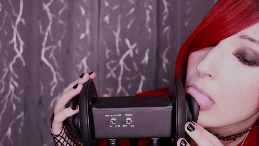 Seafoam Kitten's ASMR - MOUTHLY EAR THINGS (licking, tongue punching, ear blowing)​