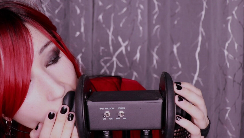 Seafoam Kitten's ASMR - MOUTHLY EAR THINGS (licking, tongue punching, ear blowing)​