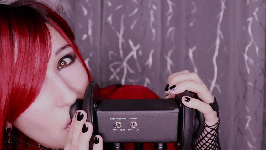 Seafoam Kitten's ASMR - MOUTHLY EAR THINGS (licking, tongue punching, ear blowing)​