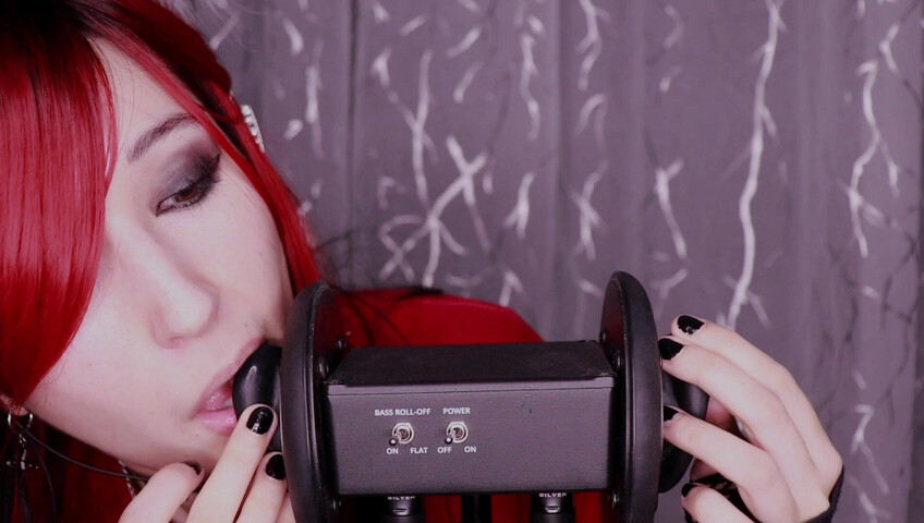 Seafoam Kitten's ASMR - MOUTHLY EAR THINGS (licking, tongue punching, ear blowing)​