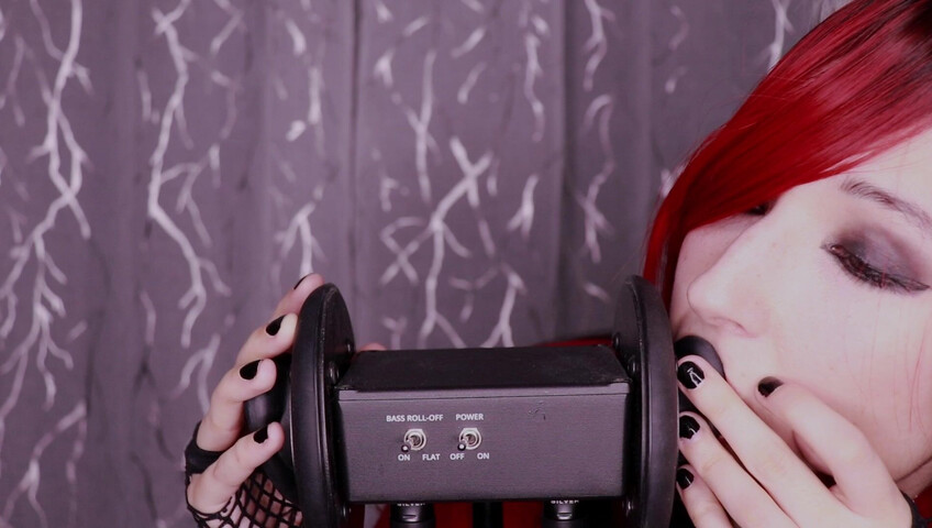 Seafoam Kitten's ASMR - MOUTHLY EAR THINGS (licking, tongue punching, ear blowing)​