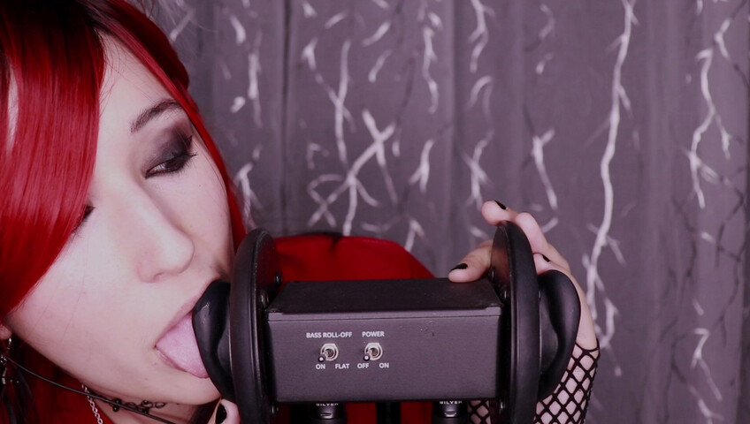 Seafoam Kitten's ASMR - MOUTHLY EAR THINGS (licking, tongue punching, ear blowing)​