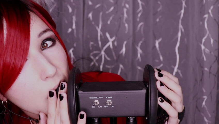 Seafoam Kitten's ASMR - MOUTHLY EAR THINGS (licking, tongue punching, ear blowing)​