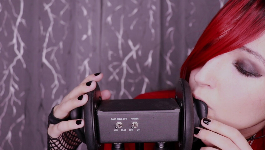 Seafoam Kitten's ASMR - MOUTHLY EAR THINGS (licking, tongue punching, ear blowing)​