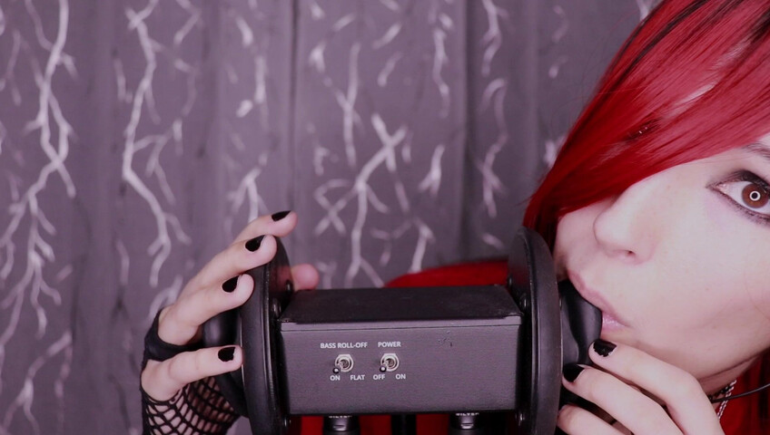 Seafoam Kitten's ASMR - MOUTHLY EAR THINGS (licking, tongue punching, ear blowing)​