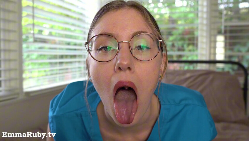 Emma Ruby ASMR - JOI * Naughty Nurse Needs a HUGE Load from You