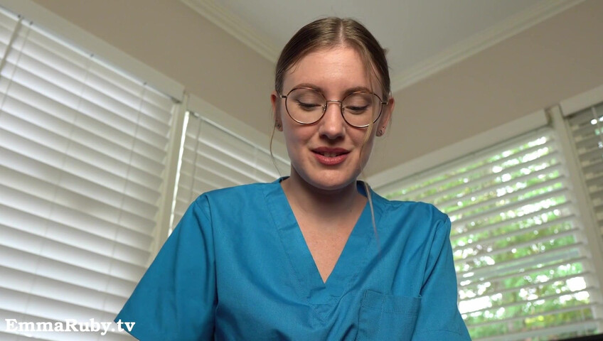 Emma Ruby ASMR - JOI * Naughty Nurse Needs a HUGE Load from You