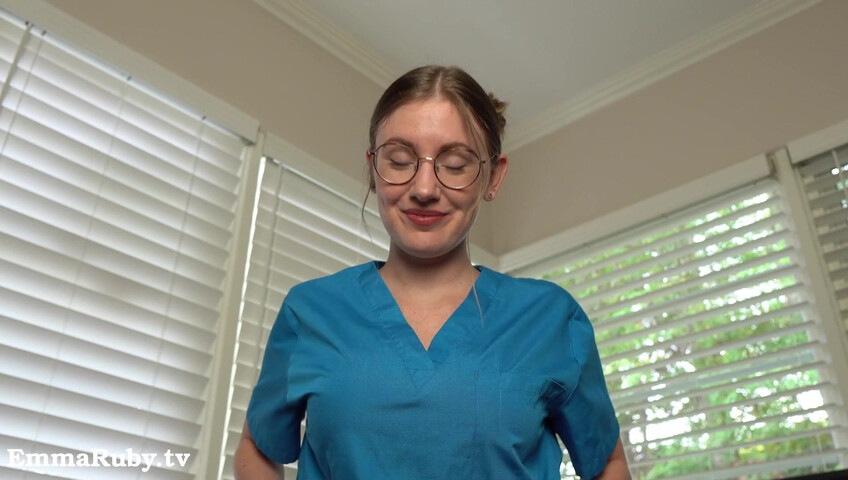Emma Ruby ASMR - JOI * Naughty Nurse Needs a HUGE Load from You