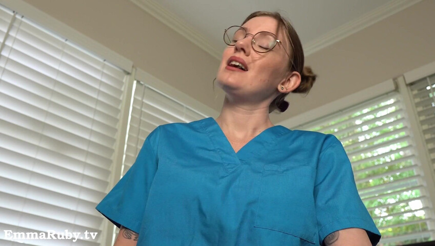 Emma Ruby ASMR - JOI * Naughty Nurse Needs a HUGE Load from You