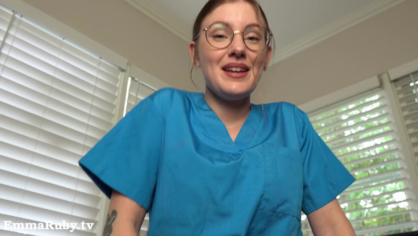 Emma Ruby ASMR - JOI * Naughty Nurse Needs a HUGE Load from You