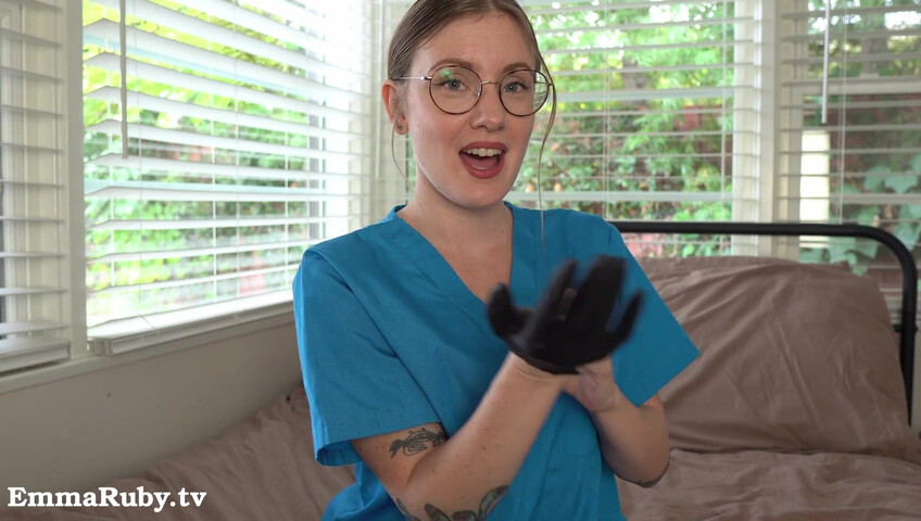 Emma Ruby ASMR - JOI * Naughty Nurse Needs a HUGE Load from You