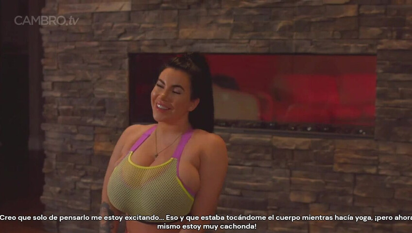 Compañero de cuarto espía de yoga