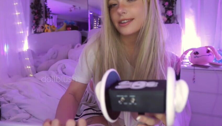 Dollblush ASMR - 6 Feb 2026 - Patreon Exclusive ~ mouth sounds, sock and boot fabric triggers