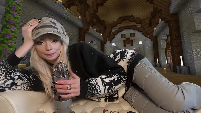 Emma's MySpace - 6 Feb 2026 - ASMR in Minecraft Castle (PATREON VIDEO)