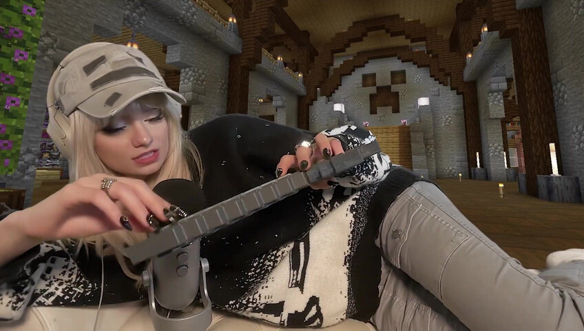 Emma's MySpace - 6 Feb 2026 - ASMR in Minecraft Castle (PATREON VIDEO)