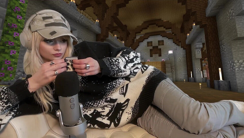 Emma's MySpace - 6 Feb 2026 - ASMR in Minecraft Castle (PATREON VIDEO)