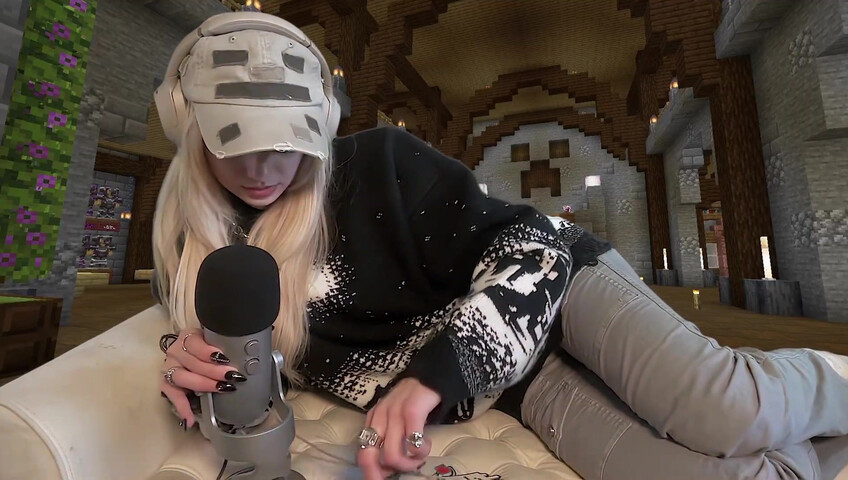 Emma's MySpace - 6 Feb 2026 - ASMR in Minecraft Castle (PATREON VIDEO)