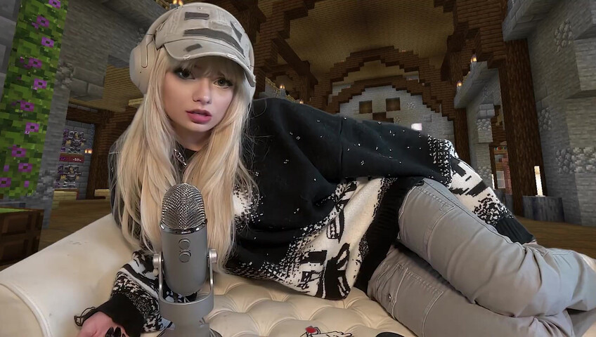 Emma's MySpace - 6 Feb 2026 - ASMR in Minecraft Castle (PATREON VIDEO)