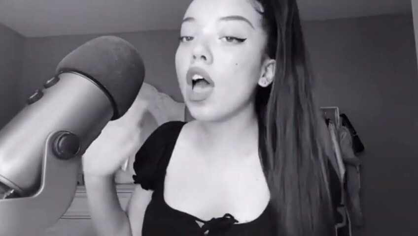 Kaitlynn Rhenea ASMR - Sweet kisses compilation