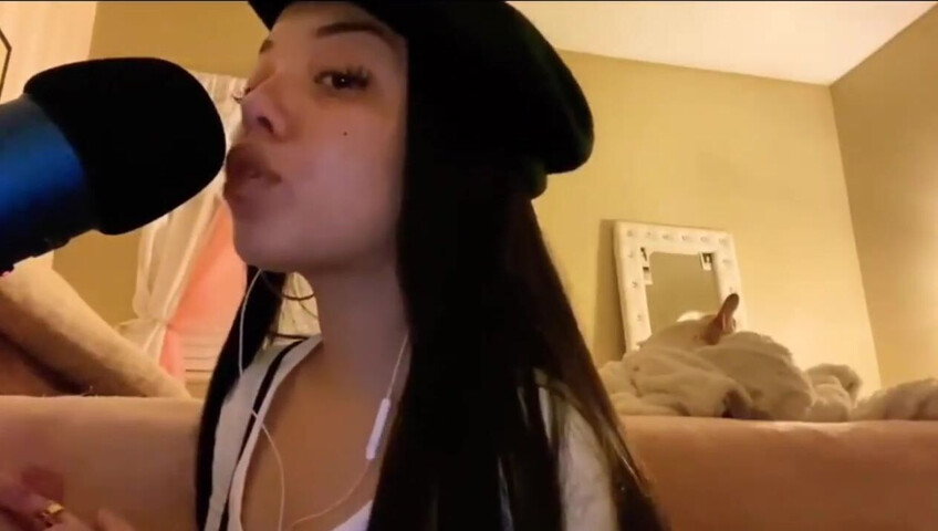 Kaitlynn Rhenea ASMR - Sweet kisses compilation