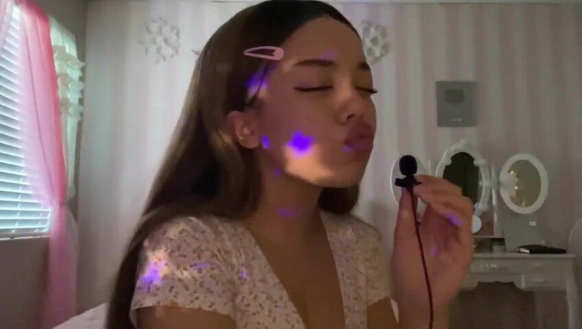 Kaitlynn Rhenea ASMR - Sweet kisses compilation