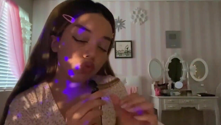 Kaitlynn Rhenea ASMR - Sweet kisses compilation