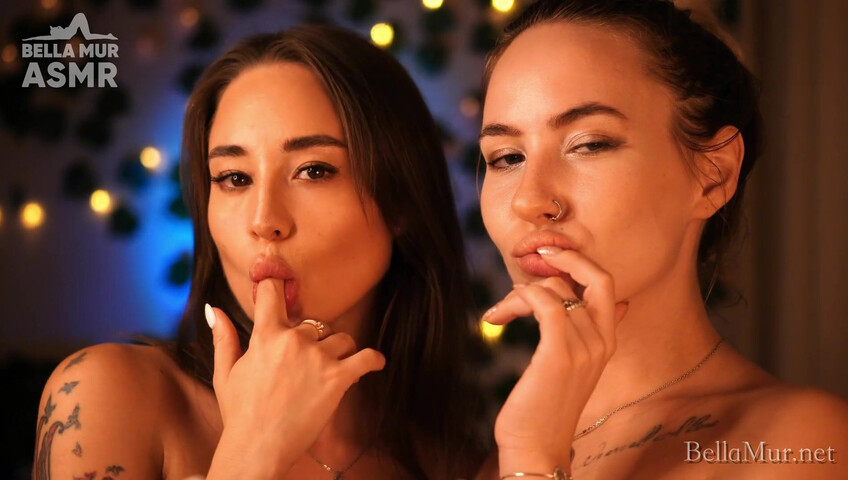 Bella Mur ASMR - Sensual Tongue Kissing