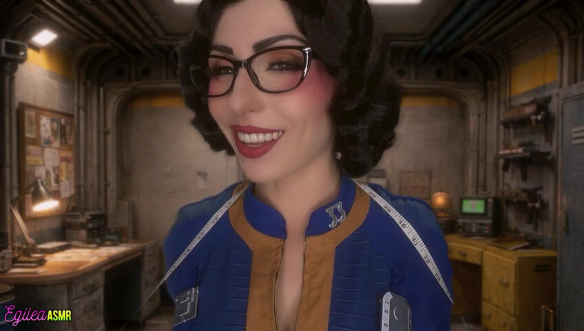 Egilea ASMR - 9 Feb 2026 - [EXCLUSIVE VIDEO] Vault Tailor Notices Your Athletic Build Close Measuring & Kisses