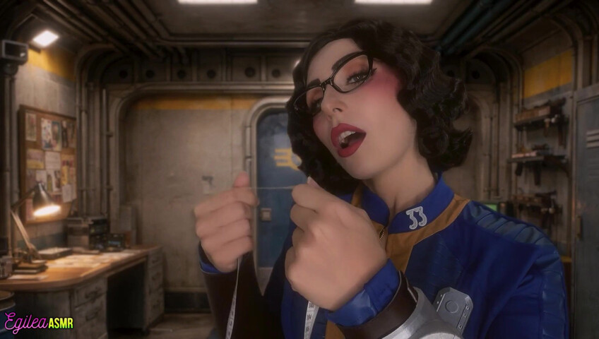Egilea ASMR - 9 Feb 2026 - [EXCLUSIVE VIDEO] Vault Tailor Notices Your Athletic Build Close Measuring & Kisses