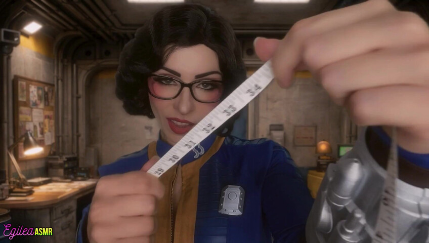 Egilea ASMR - 9 Feb 2026 - [EXCLUSIVE VIDEO] Vault Tailor Notices Your Athletic Build Close Measuring & Kisses