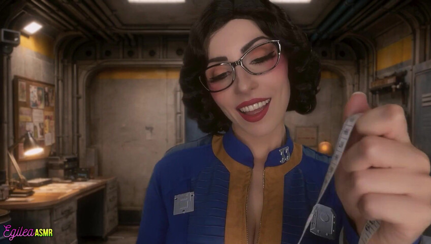 Egilea ASMR - 9 Feb 2026 - [EXCLUSIVE VIDEO] Vault Tailor Notices Your Athletic Build Close Measuring & Kisses