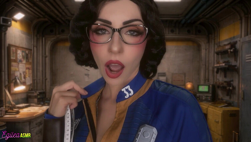 Egilea ASMR - 9 Feb 2026 - [EXCLUSIVE VIDEO] Vault Tailor Notices Your Athletic Build Close Measuring & Kisses