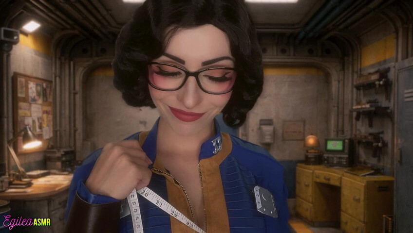 Egilea ASMR - 9 Feb 2026 - [EXCLUSIVE VIDEO] Vault Tailor Notices Your Athletic Build Close Measuring & Kisses
