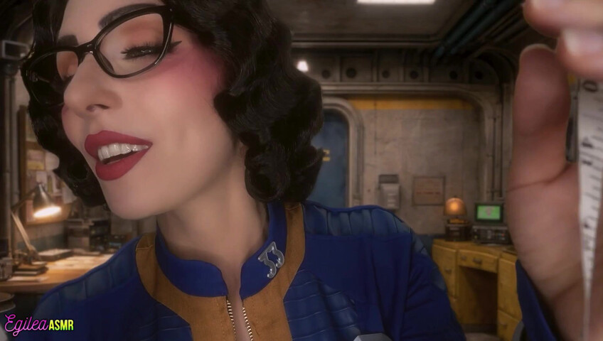 Egilea ASMR - 9 Feb 2026 - [EXCLUSIVE VIDEO] Vault Tailor Notices Your Athletic Build Close Measuring & Kisses