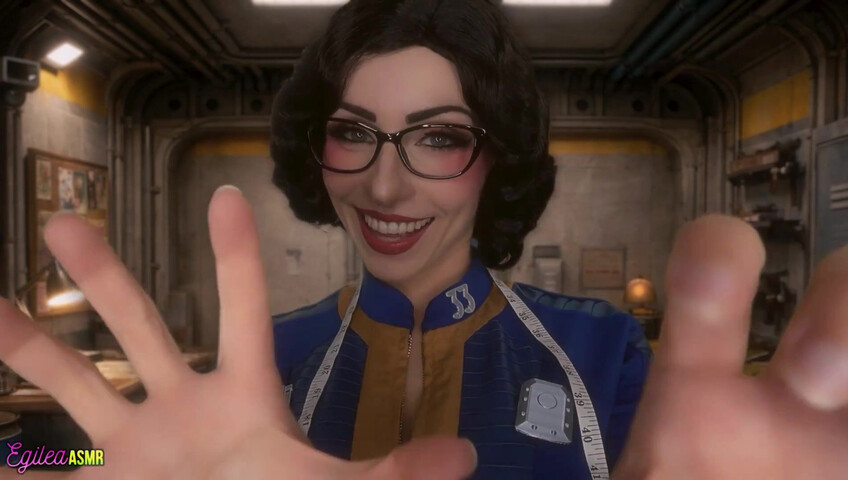 Egilea ASMR - 9 Feb 2026 - [EXCLUSIVE VIDEO] Vault Tailor Notices Your Athletic Build Close Measuring & Kisses