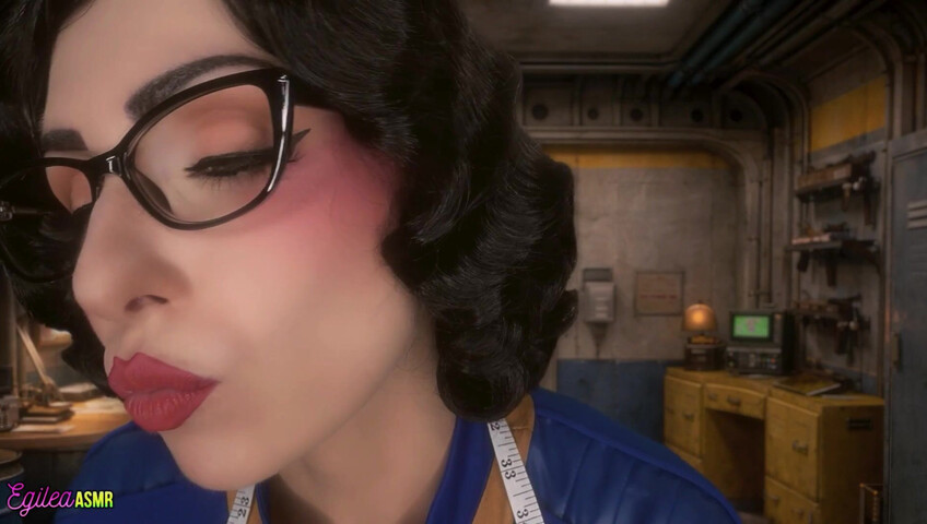 Egilea ASMR - 9 Feb 2026 - [EXCLUSIVE VIDEO] Vault Tailor Notices Your Athletic Build Close Measuring & Kisses