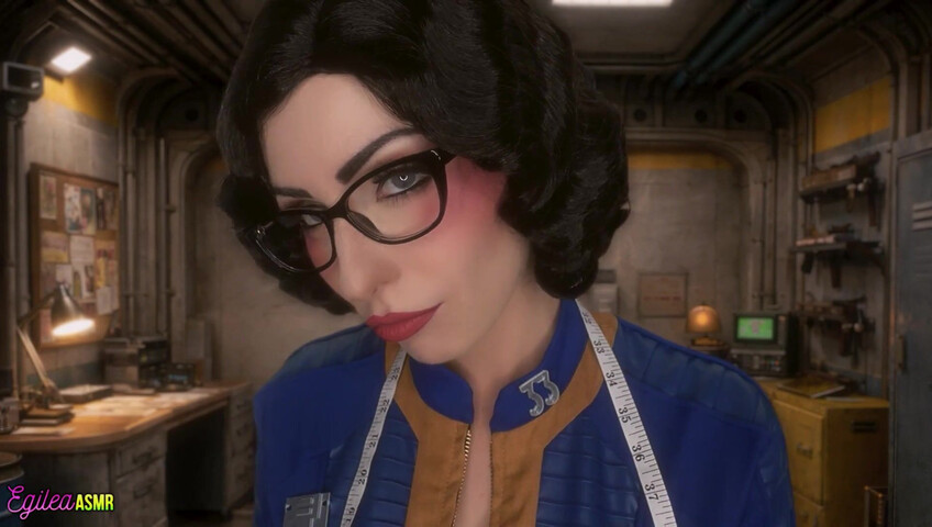 Egilea ASMR - 9 Feb 2026 - [EXCLUSIVE VIDEO] Vault Tailor Notices Your Athletic Build Close Measuring & Kisses